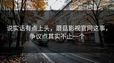 说实话有点上头，蘑菇影视官网这事，争议点其实不止一个