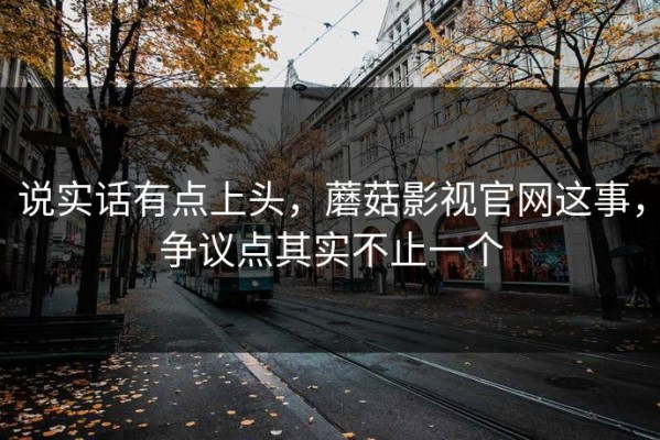 说实话有点上头，蘑菇影视官网这事，争议点其实不止一个