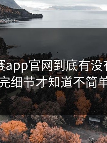 每日大赛app官网到底有没有料，翻完细节才知道不简单