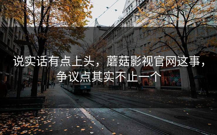 说实话有点上头，蘑菇影视官网这事，争议点其实不止一个